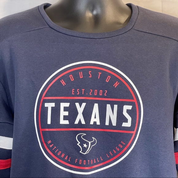 🆕 NFL Houston Texans Classic Retro Sweatshirt Lg - Picture 4 of 15